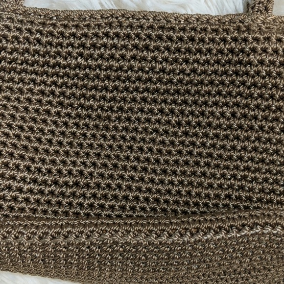 THE SAK Shiny Beige Embroidered Purse - Picture 2 of 4